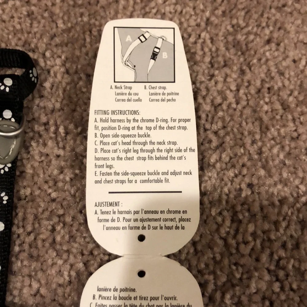 Adjustable Nylon Harness for Cats 🐈‍⬛